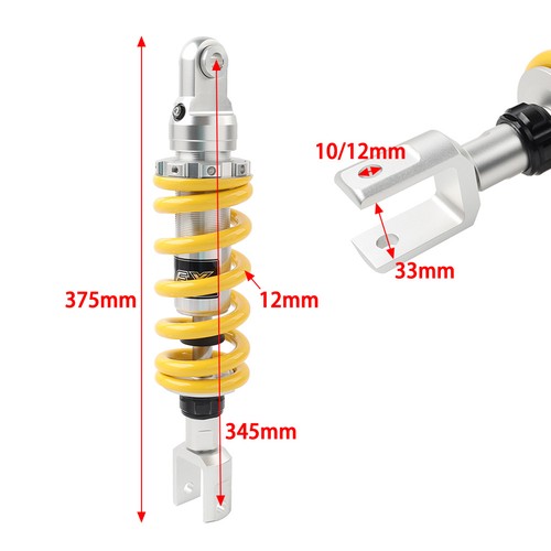 Gold 33mm clevis 345mm - gold,