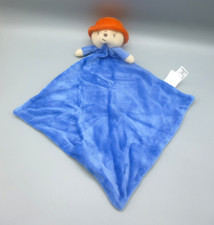 Asda George Paddington Bear Teddy Blue Baby Comforter Soother Blanket Blankie