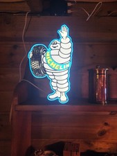 3D PRINTED MICHELIN MAN BIBENDUM LIGHT BOX  MAN CAVE HOME BAR FREE P&P