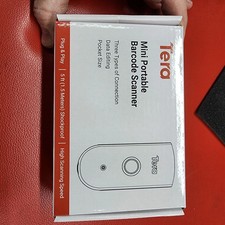 Tera 1200 Mini Wireless Handheld Barcode Scanner – Black Portable