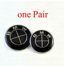 2x BMW Full Black 82&74mm