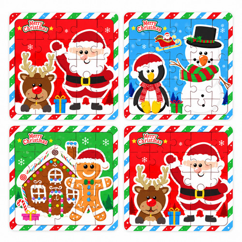 Christmas jigsaw puzzle - puzzle, 25