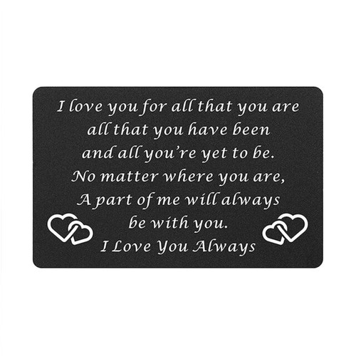 Metal wallet card - card, i