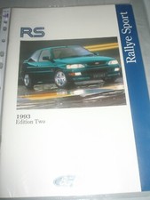 Ford RS range brochure 1993 Ed
