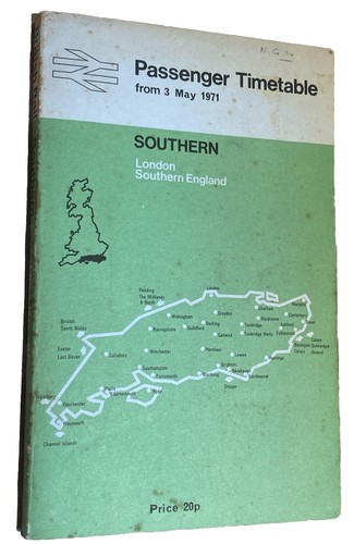 1971 southern region - br,