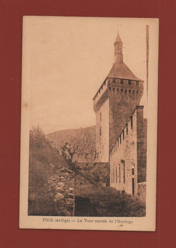 Foix the square clock - clock, tower