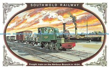 R569454 Southwold Railway Freight train on Harbour Branch in 1924 Dalkeith No 45