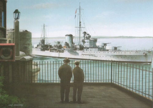 Hms ajax entering - ajax,