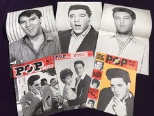 POP WEEKLY magazine 6 Issues - ELVIS PRESLEY centre spread or cover - 1963/1964
