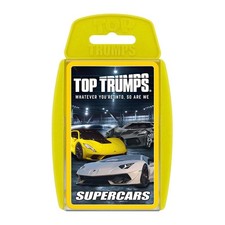 Supercars top trumps card - card, game