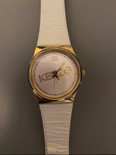 White leather strap - leather,