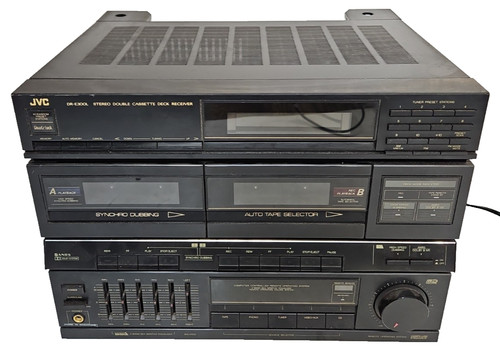 Jvc e300l stereo double - jvc, dr-e300l