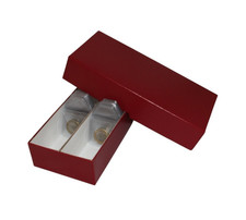 Double row coin box - double,