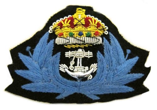 Royal navy cap badge - cap,