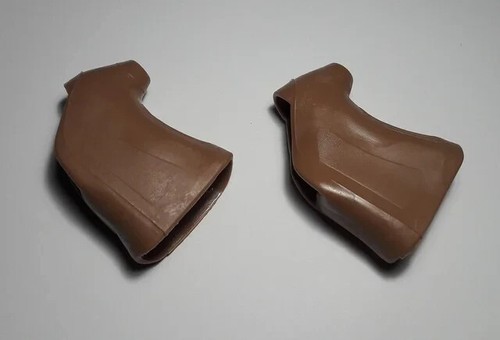 Nos vintage brake hoods - nos, brown