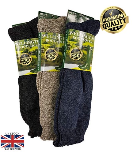 Mens welly socks long - mens,