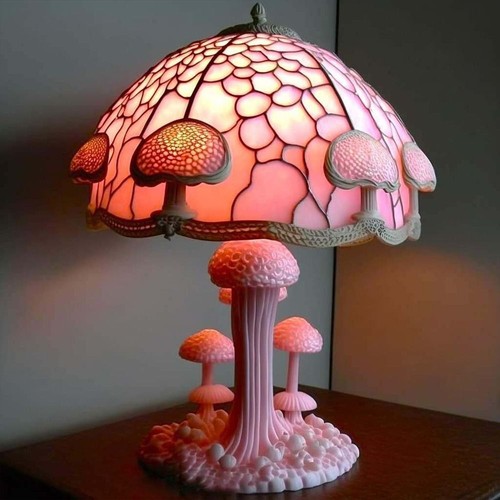 Mushroom table lamp plant - table,
