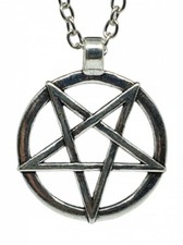 Inverted pentagram pendant - inverted,