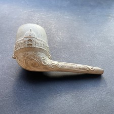 The Great International Exhibition 1862 Souvenir Pipe Train & Ship Detail