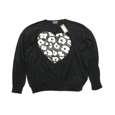 Markus Lupfer For Topshop Women's Top S Grey 100% Cotton Basic