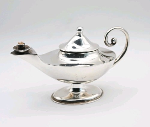 Antique solid silver aladdin - antique, aladdin's