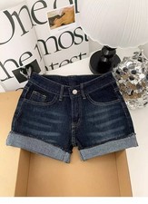 Women Low Rise Denim Shorts