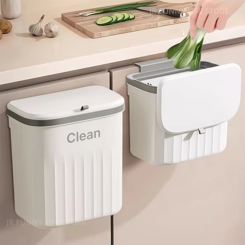 Wall mounted waste bin - wall, kitchen