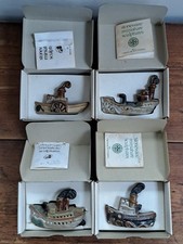TREMAR BOATS - SET OF FOUR
