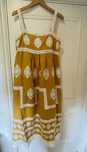 Zara mustard yellow sun - yellow, dress