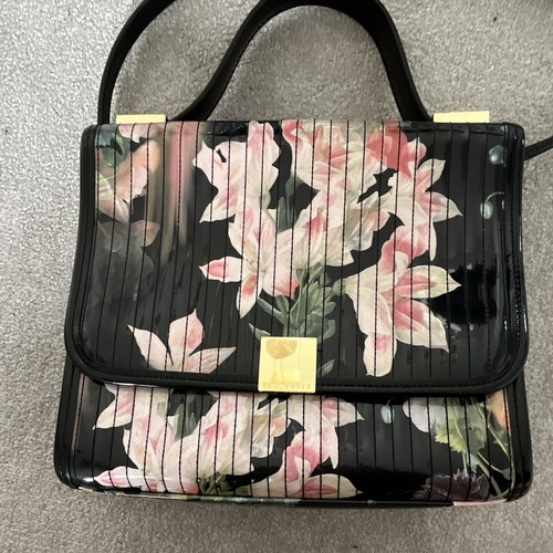 Ted baker floral patent top - baker,