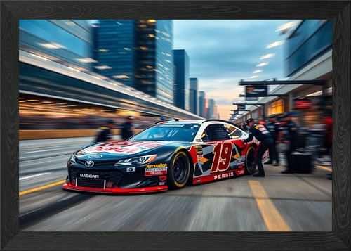Nascar stock car - stock, pit