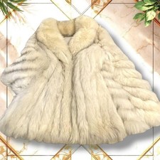 Fur Coat Fluffy Blue Fox Versatile Natural Casual