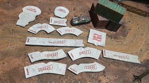 Templates gaslands table top - templates., gaslands,