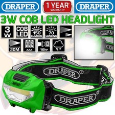 DRAPER COB LED Headlight Torch