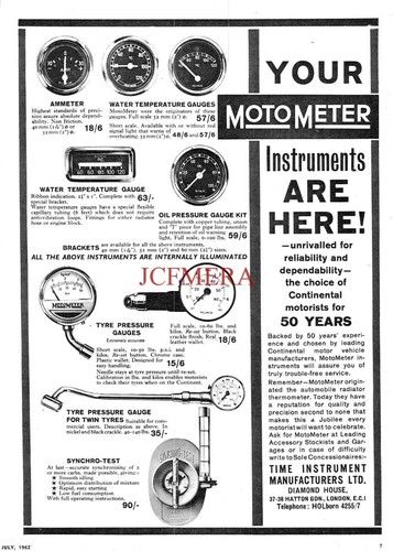 Motometer instruments range - motometer, of