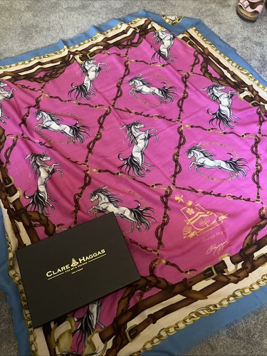 Clare haggas wool silk scarf - silk,