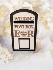 Wedding post box white