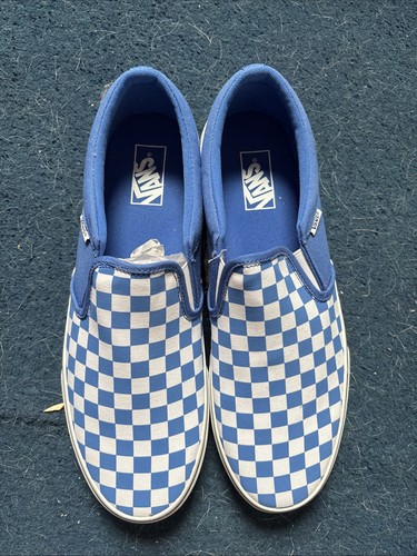 White and blue - and,