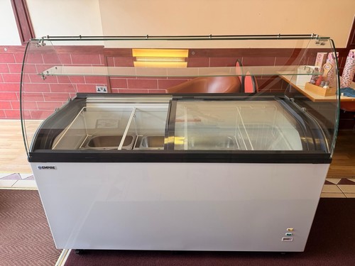 Ice cream display freezer - ice,