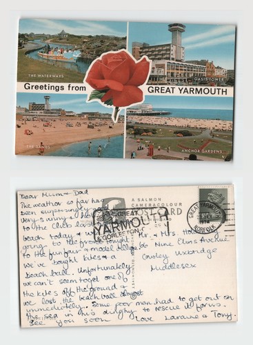 Postcard great yarmouth - great,