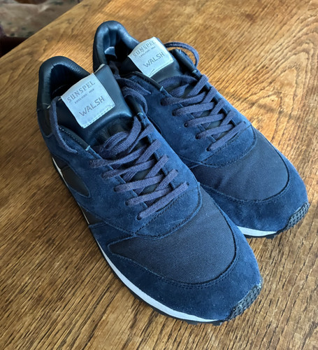Sunspel navy sneakers size - sneakers, 9