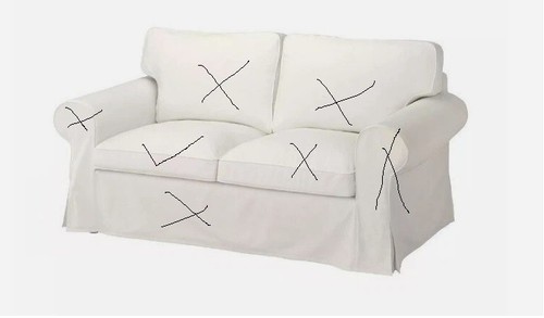 Used ikea ektorp - ektorp, cover