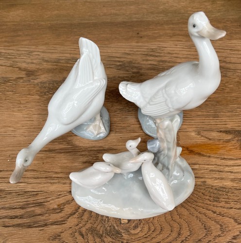 Lladro nao figurines goose - nao,