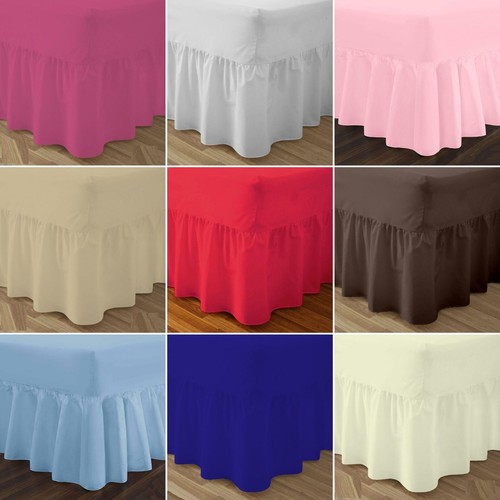Plain dyed frilled valance - plain,