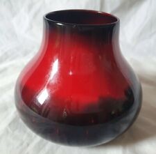 STRIKING ROYAL DOULTON FLAMBE DESIGN ART DECO VASE