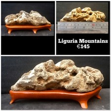 Suiseki Low Mountains….hand carved Daiza