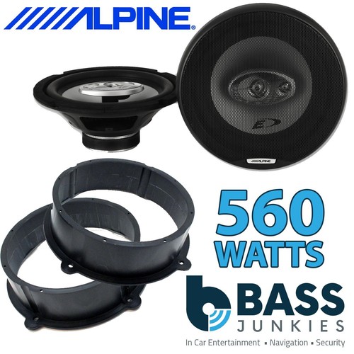 Alpine sxe 3way speakers - 8",