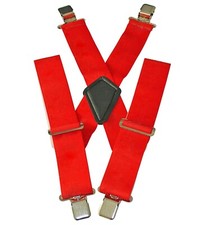 Bike It Motorcycle Red Motorcyclist Braces Extra-wide Adjustable BC3498 - T