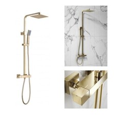 Brushed Gold Elliot Square