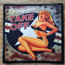 Nose art pin - ww2, fighter